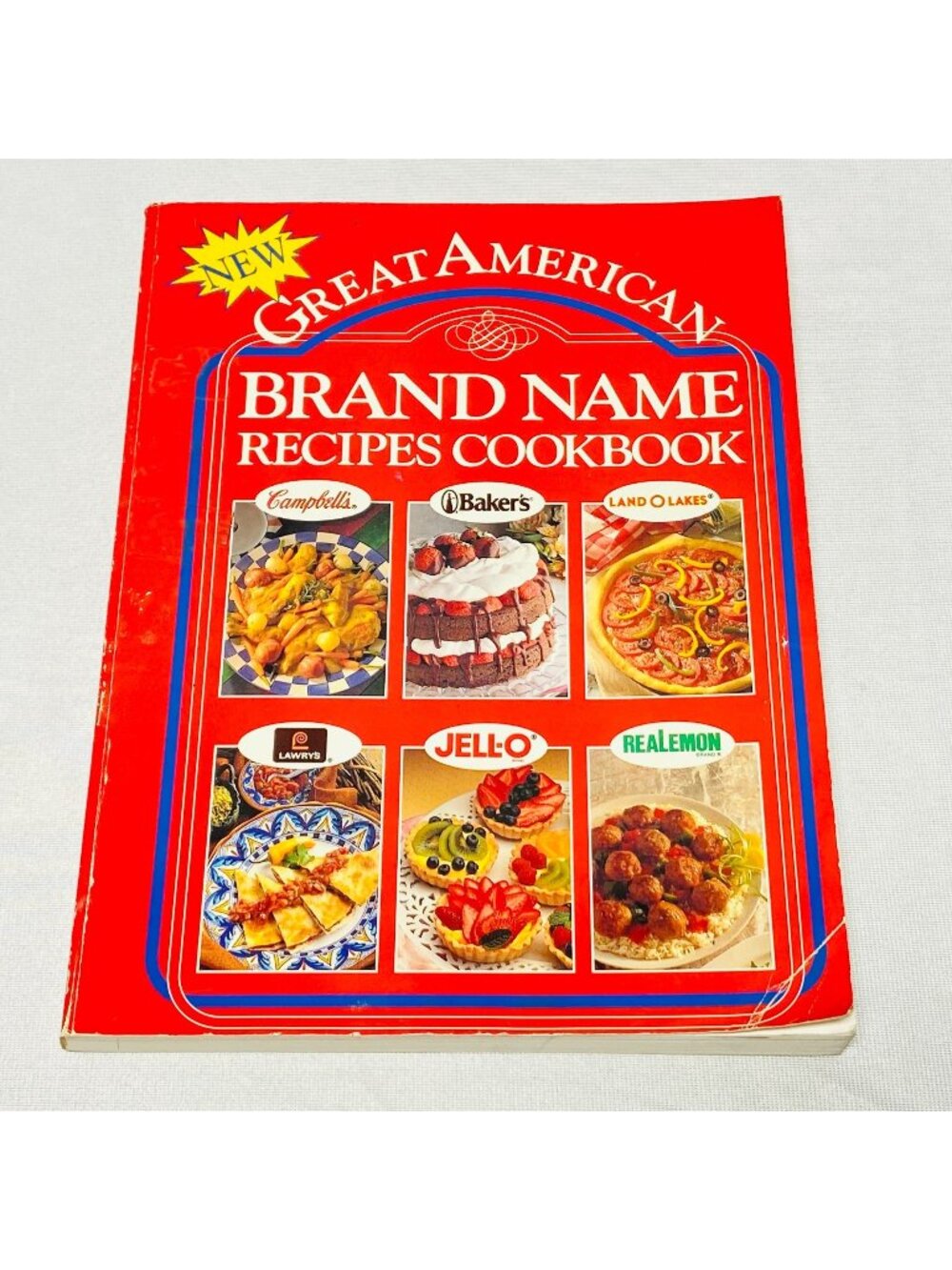 New Great American Brand Name Recipes Cookbook 1992  Publications International